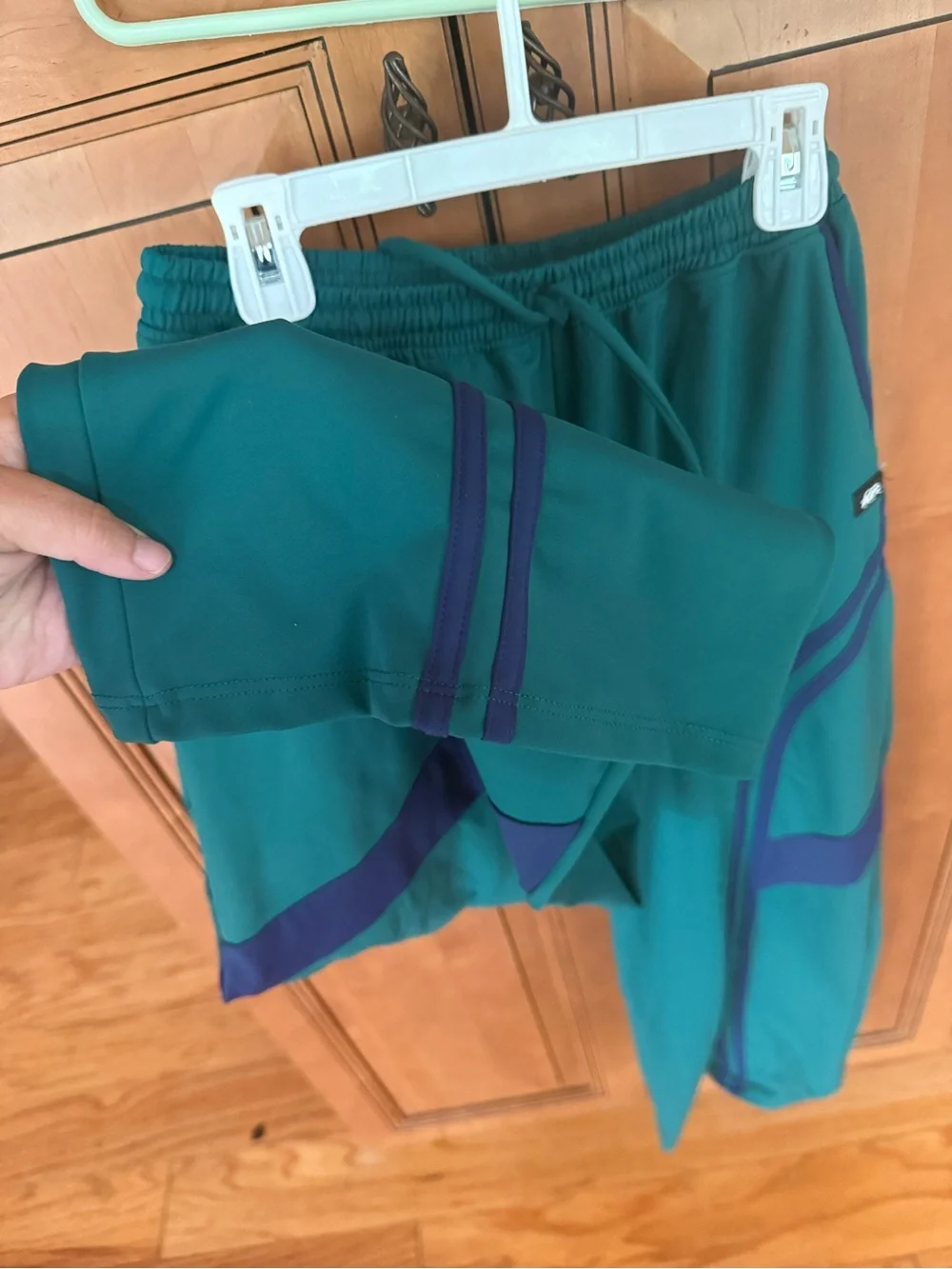 Tiger Friday CXL green with blue Selene Joggers- Rugby color